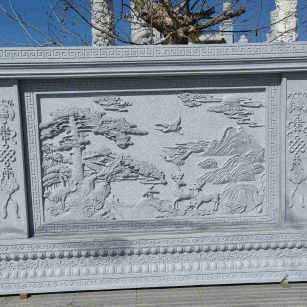 临沧 芝麻白大型照壁，屏风，影壁