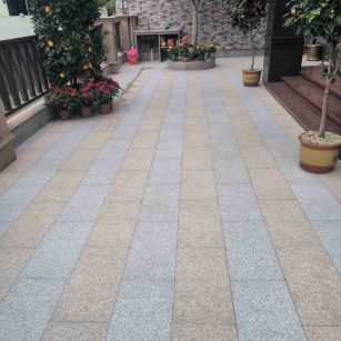 临沧 黄金麻白麻荔枝面庭院铺装展示