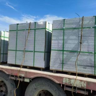 临沧 芝麻白花岗岩地铺石装车日常