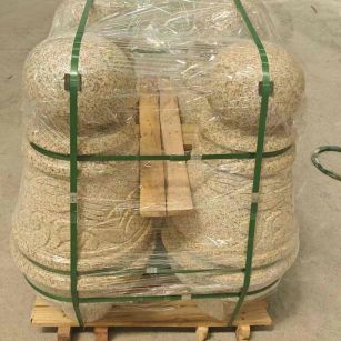 临沧 黄金麻异形定制雕花——棒棒糖挡车柱