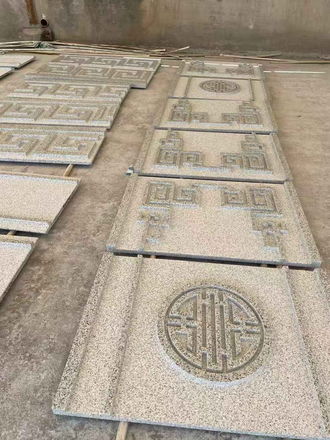 临沧 白麻花岗岩外墙立面雕刻板