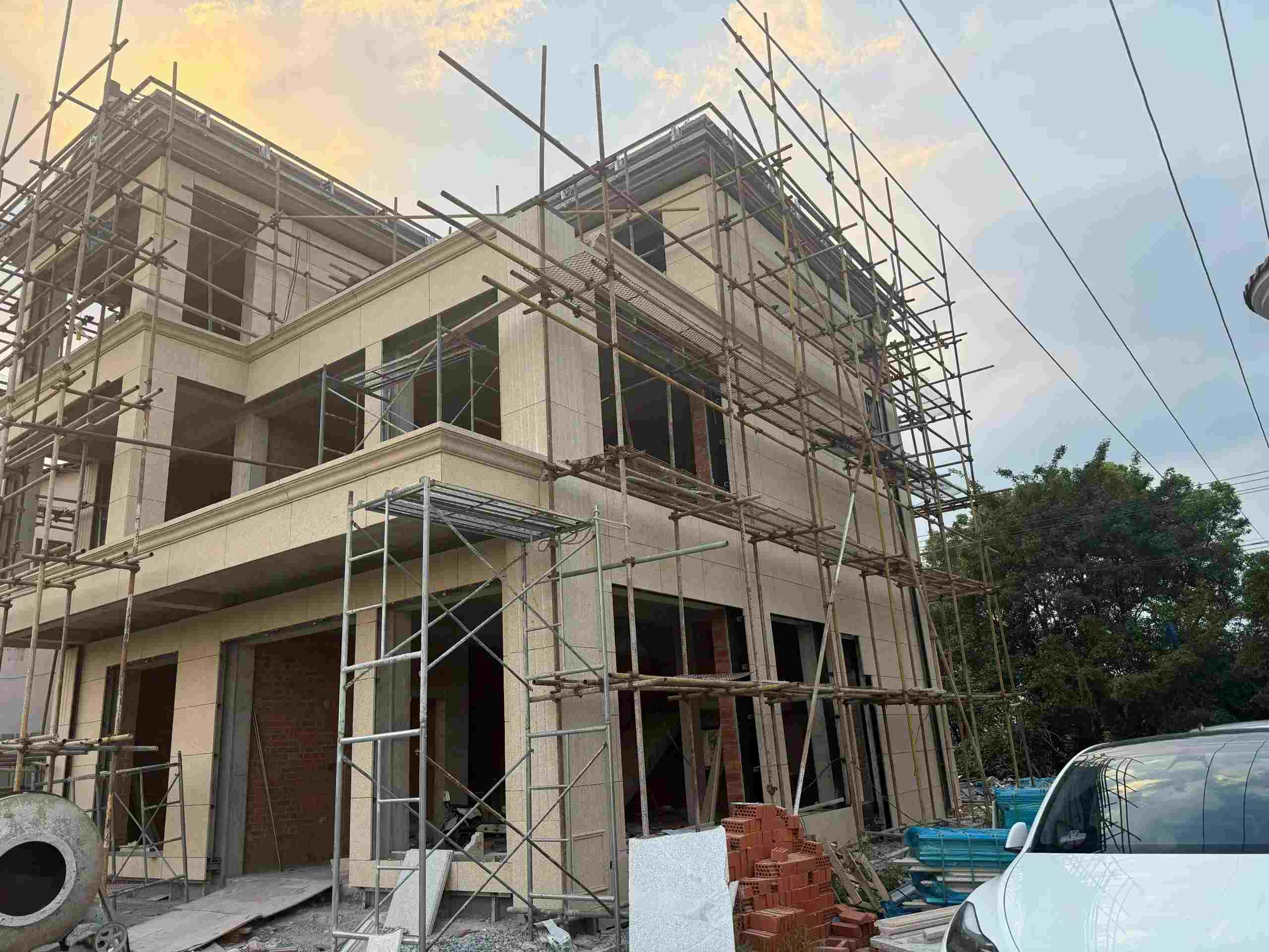 临沧 黄金麻荔枝面花岗岩外墙干挂