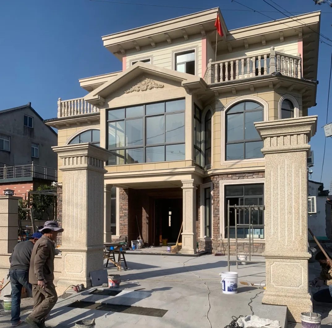 临沧 黄金麻花岗岩荔枝面别墅外墙干挂私家专属